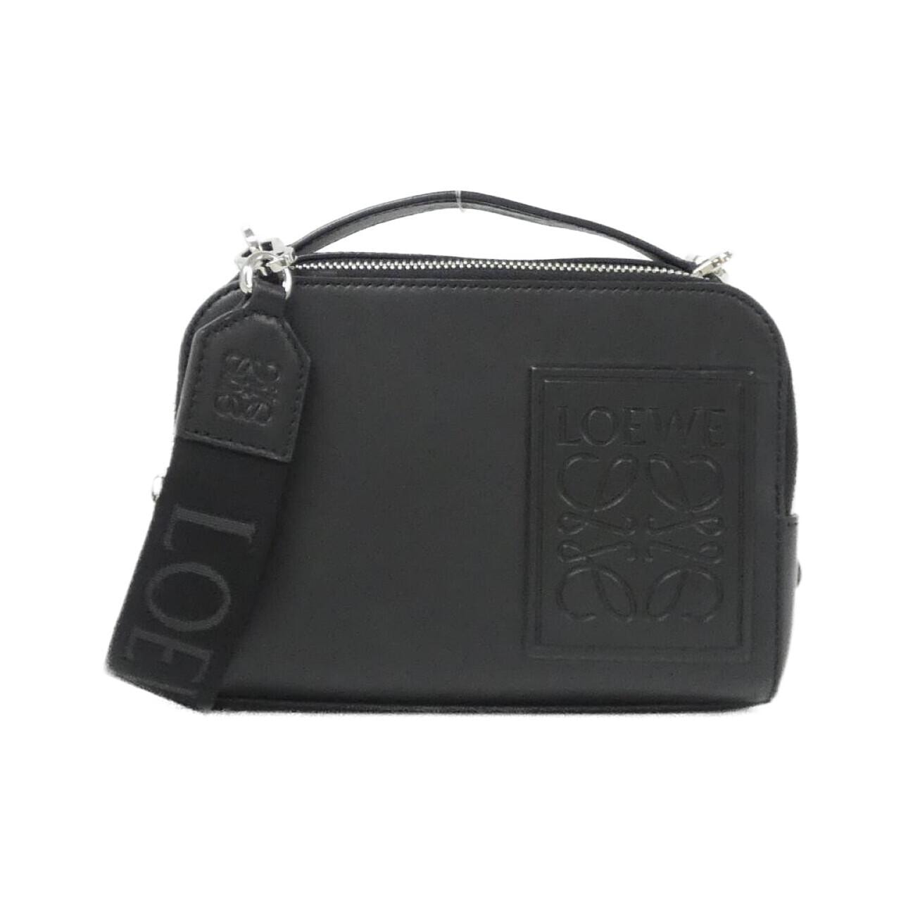LOEWE ゲート スモール ショルダーバッグ アンバー バイカラー 【公式 