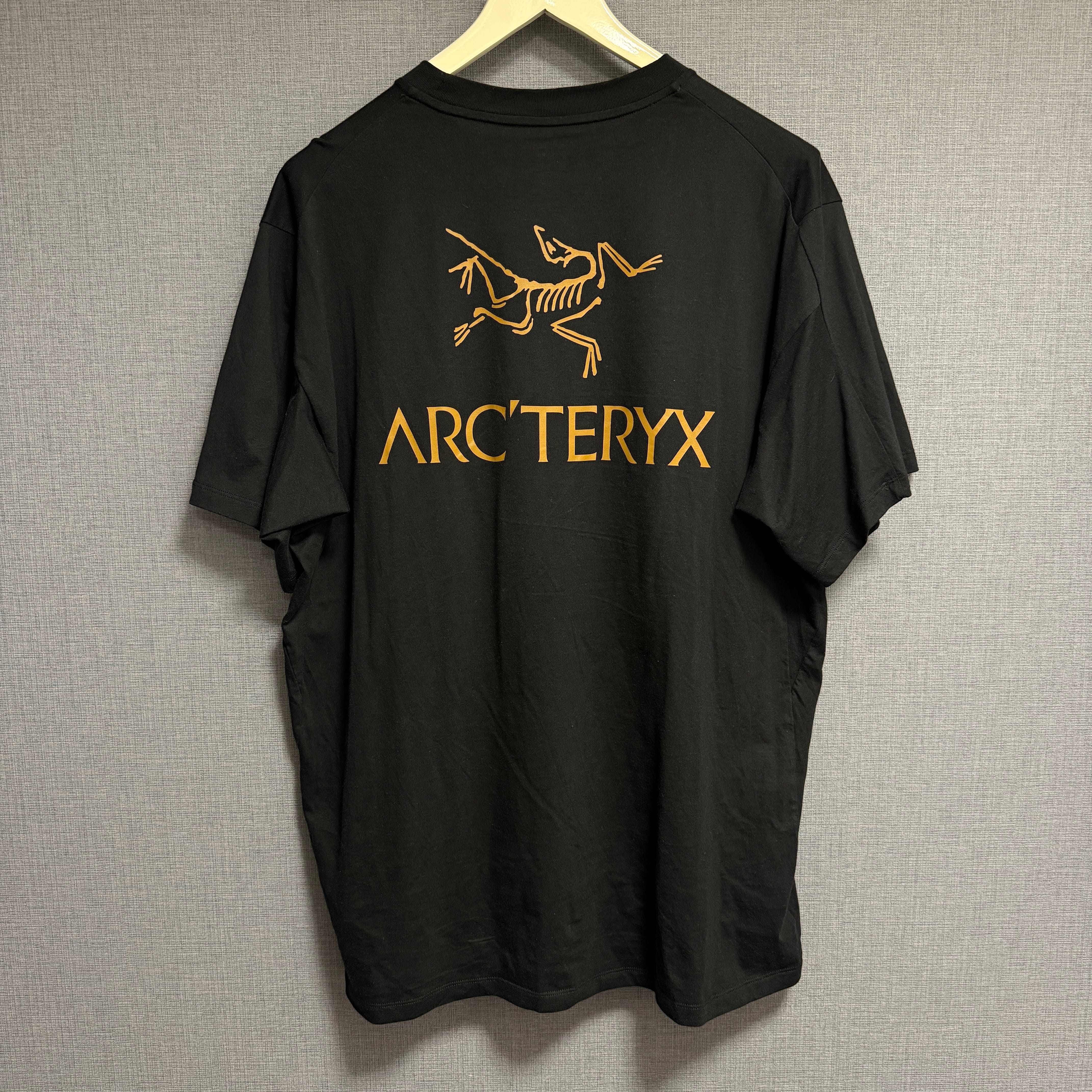 ARC'TERYX Kragg SL Cotton Bird Word SS Men's "24K Black" X000009535