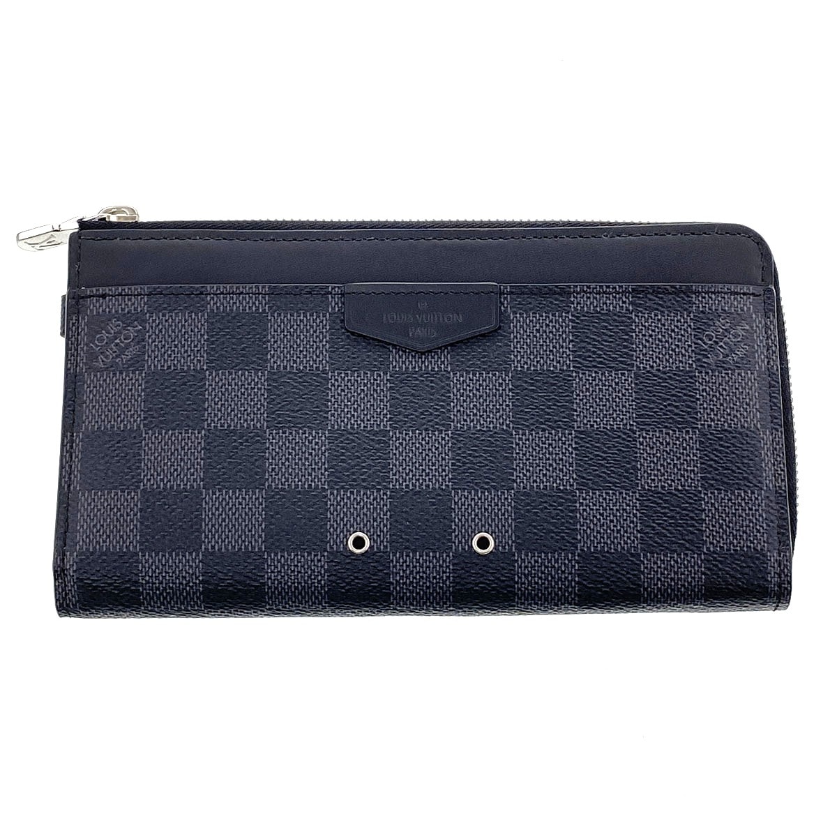 LOUIS VUITTON ルイ・ヴィトン ジッピー ドラゴンヌ 長財布 N60379 ダミエグラフィットキャンバス ブラック  メンズ【中古】