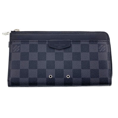LOUIS VUITTON ルイ・ヴィトン ジッピー ドラゴンヌ 長財布 N60379 ダミエグラフィットキャンバス ブラック メンズ【中古】