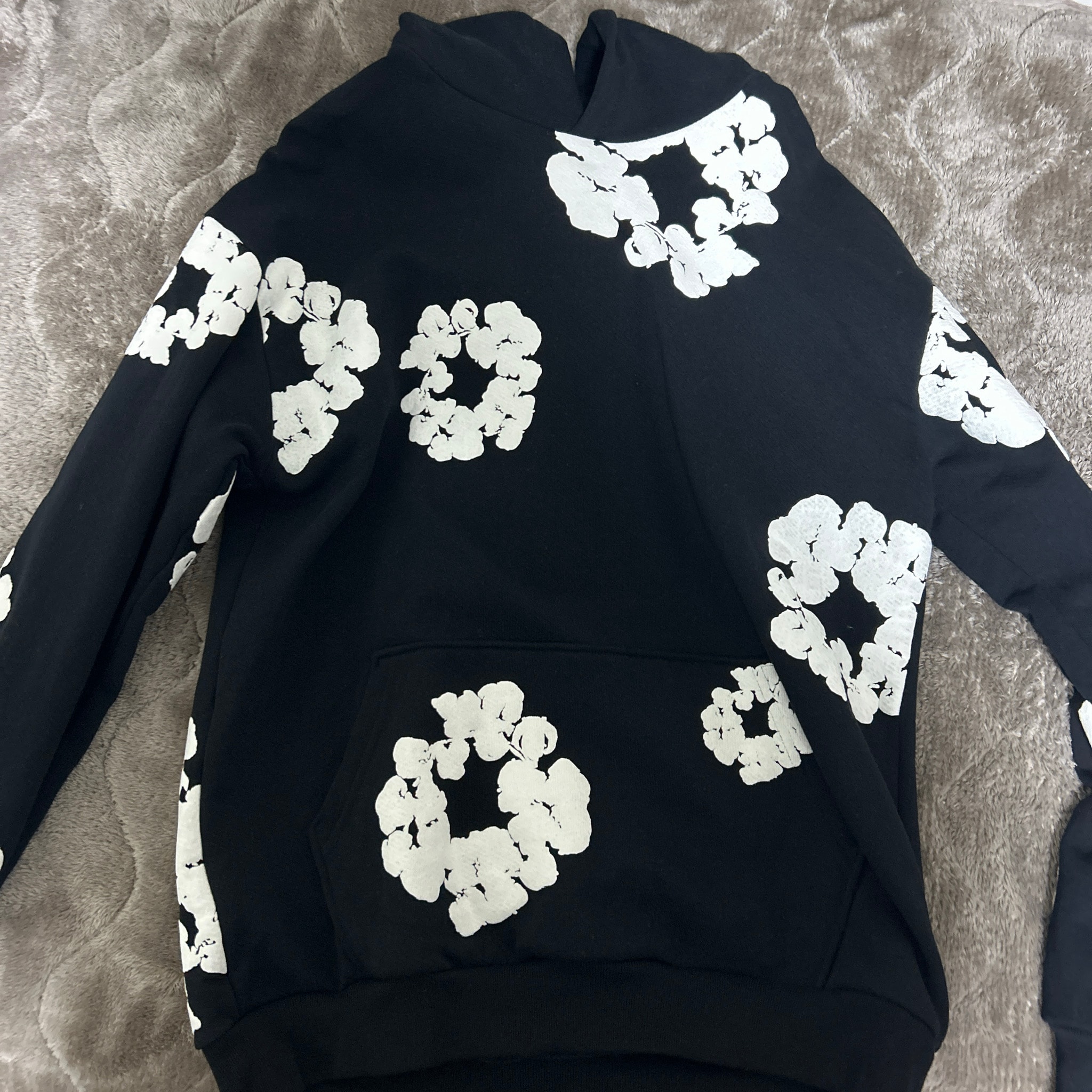 DENIM TEARS Cotton Wreath Hoodie "Black"