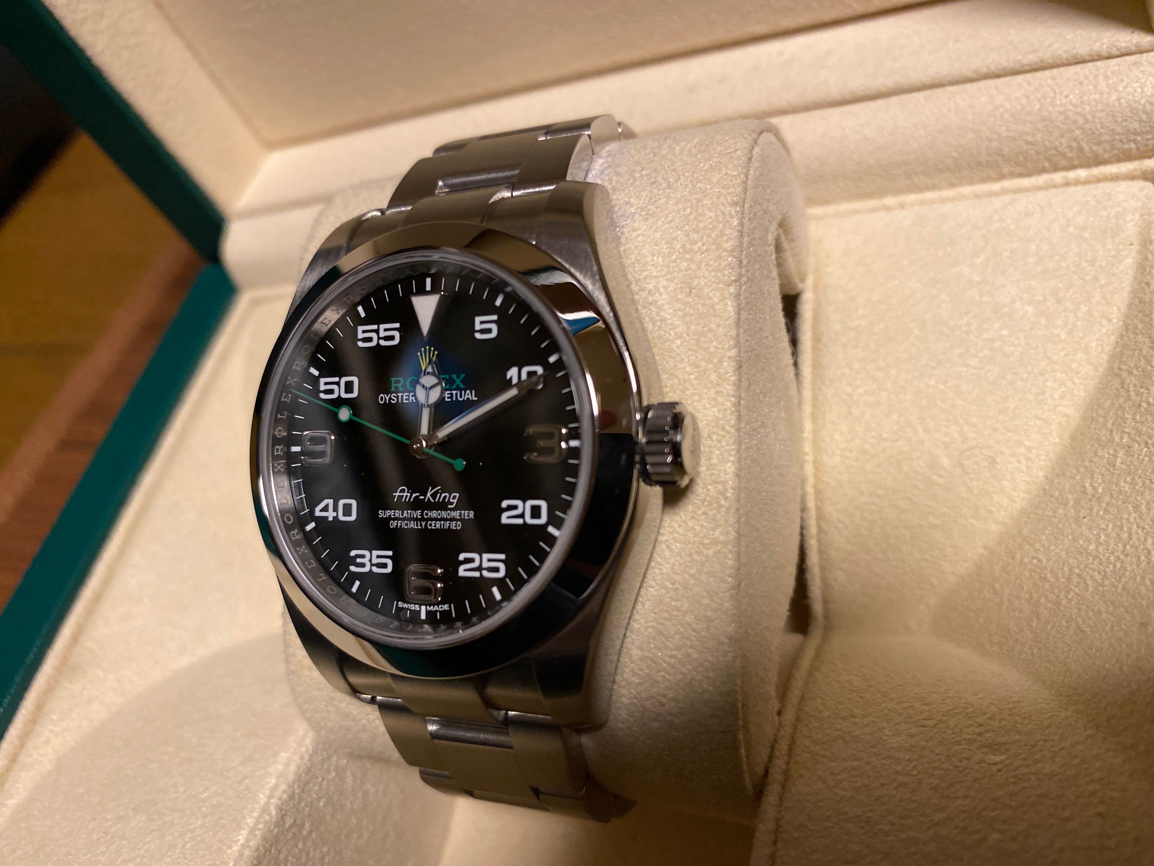 ROLEX Air King Black Dial 116900