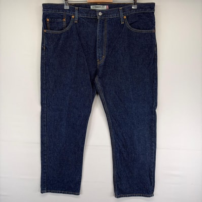 古着 リーバイス Levi's デニム パンツ Gパン テーパード 505 ジッパーフライ ジーンズ ジーパン w40 L30 ブルー系 メンズ