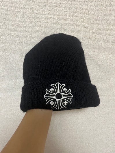 Chrome Hearts Wool Watch Cap CH Plus "Black/White"