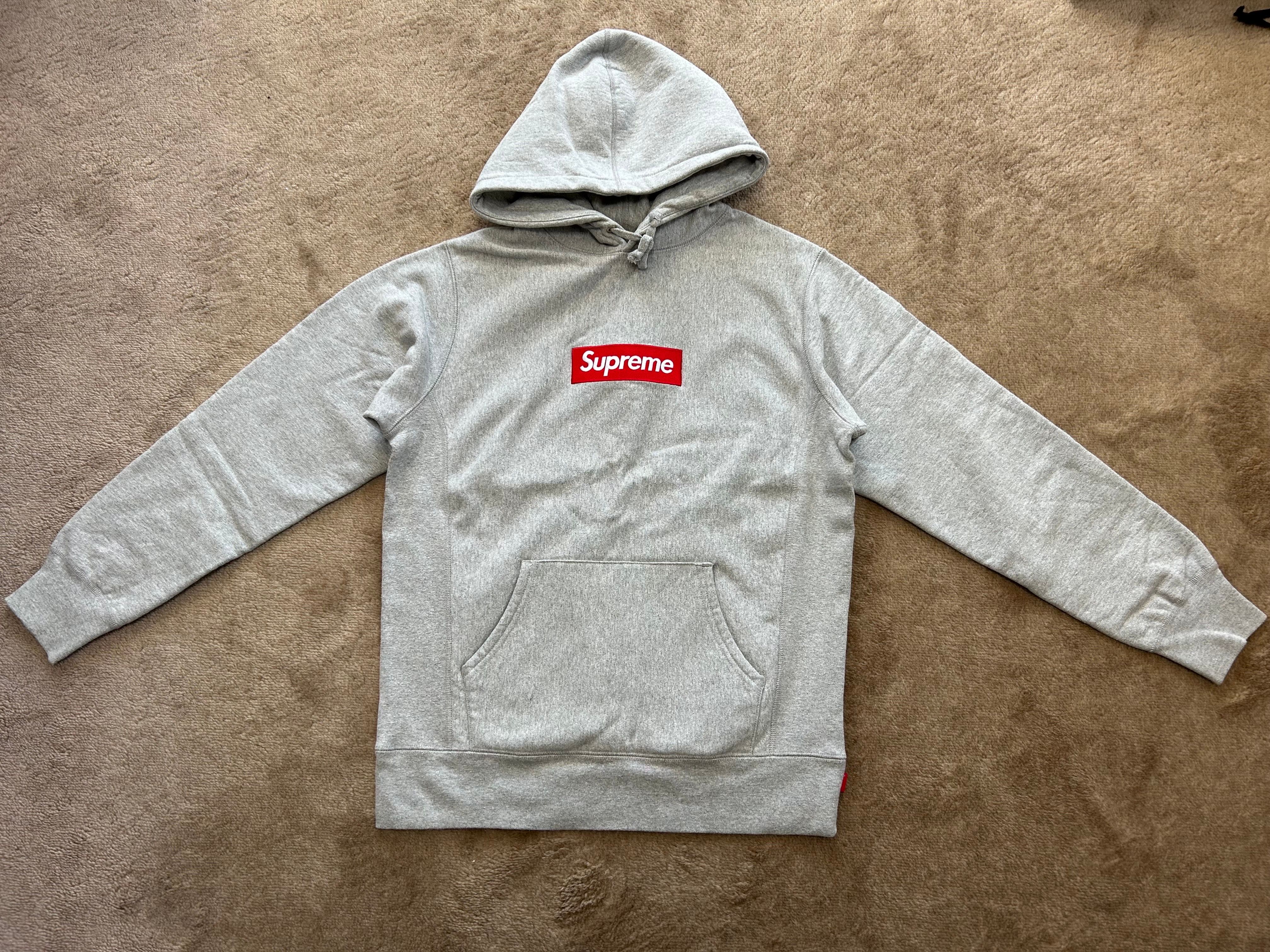 Supreme Box Logo Hooded Sweatshirt "Heather Grey" (16FW)