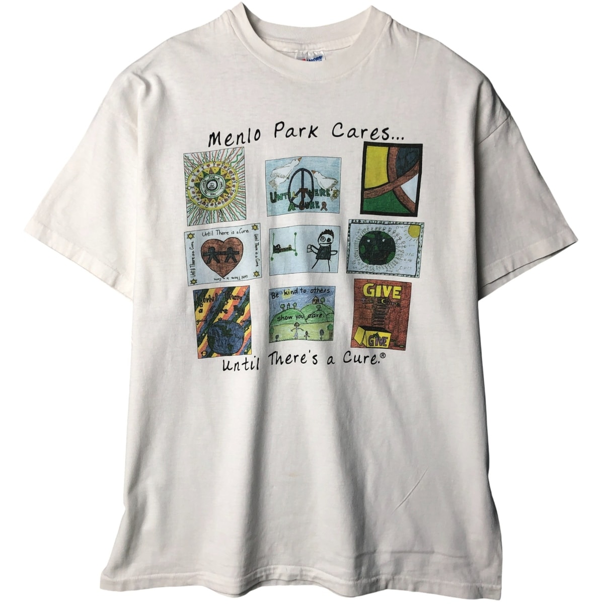 古着 90年代 ヘインズ Hanes BEEFY-T アートTシャツ USA製 メンズXL相当 ヴィンテージ/eaa587025