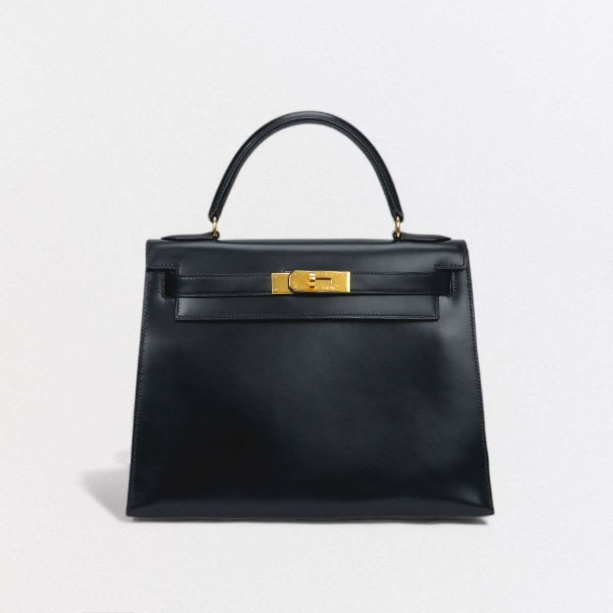 エルメス HERMES ケリー28 ケリー 28 バッグ トートバッグ ショルダーバッグ ボックスカーフ ノワール Noir ブラック Black 黒 ゴールド金具 ハンドバッグ 2Way