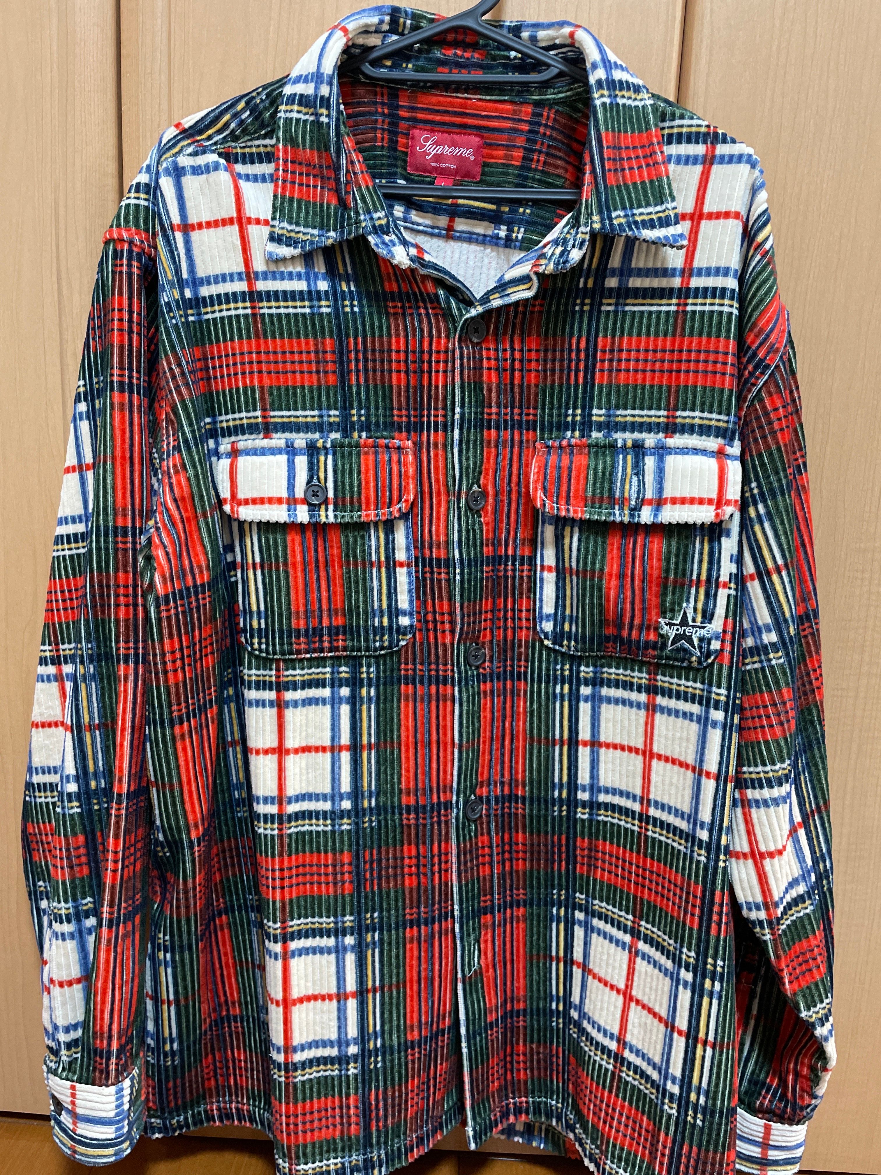 Supreme Corduroy Shirt "Plaid"