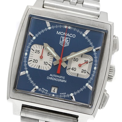タグホイヤー モナコ クロノグラフ デイト CW2113 メンズ 【中古】