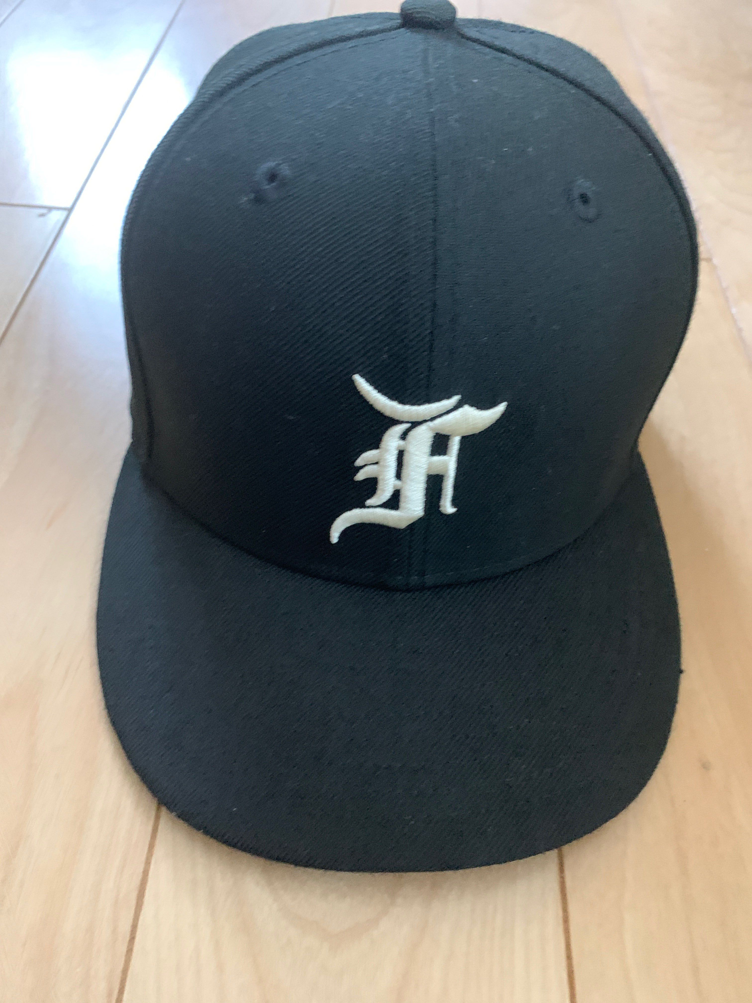 NEW ERA FEAR OF GOD ESSENTIALS 59FIFTY F LOGO Under Visor "Black"