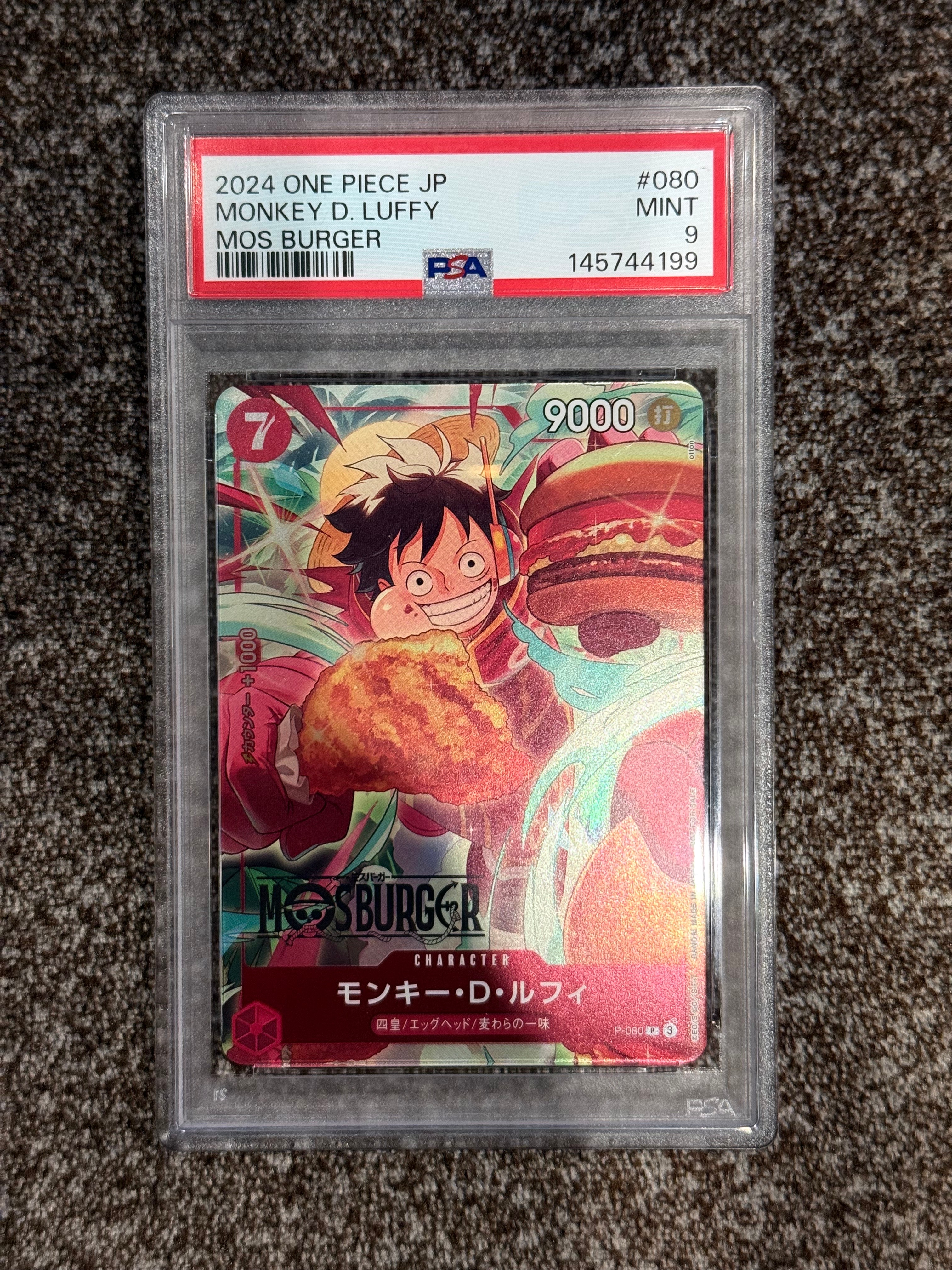 PSA9】モンキー・D・ルフィ P [P-080](プロモーションカード