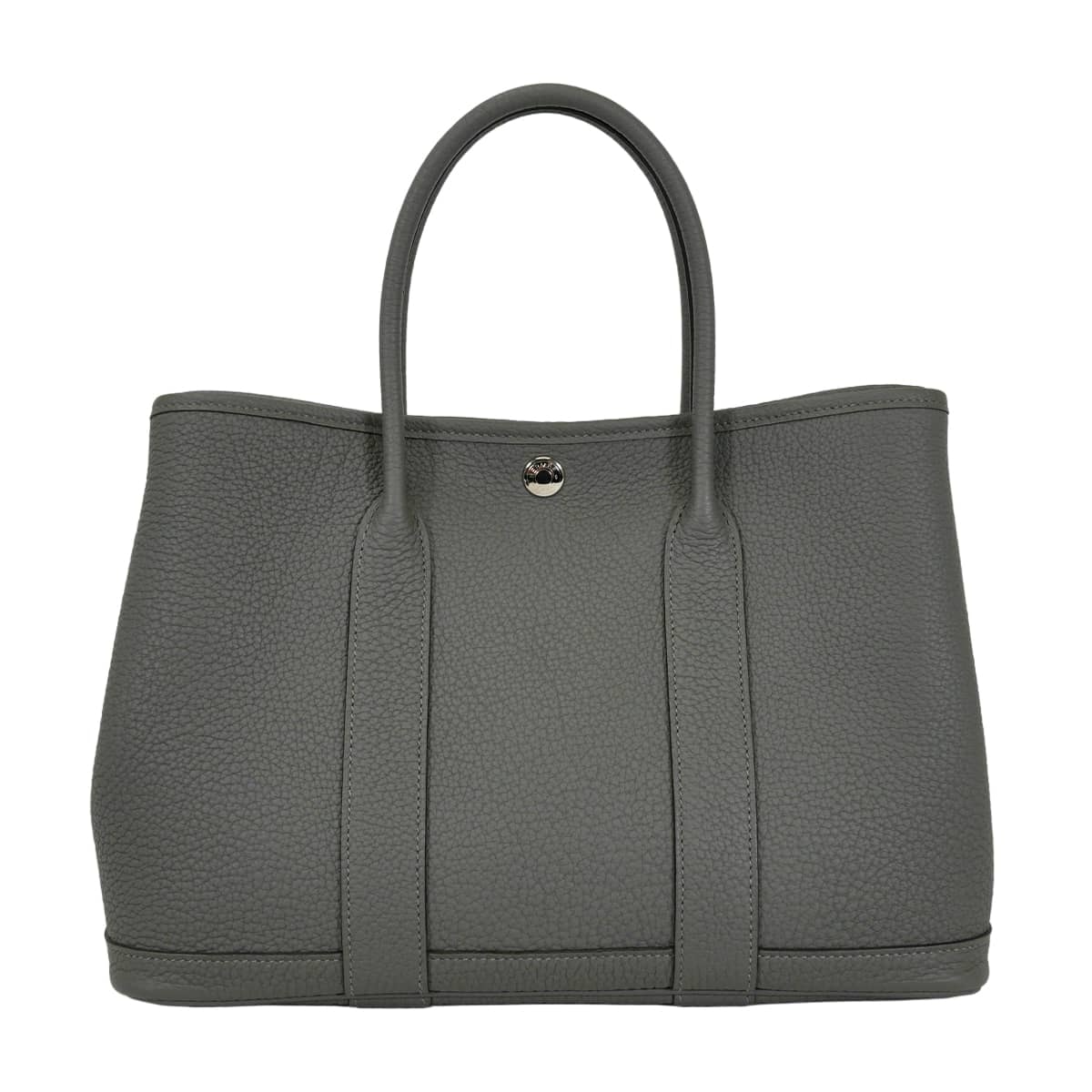 HERMES エルメス トートバッグ ガーデンパーティ 30 TPM オールレザー グリメイヤー ネゴンダ シルバー金具 U刻印 新品同様【中古】