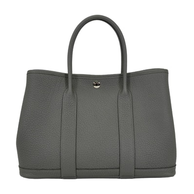 HERMES エルメス トートバッグ ガーデンパーティ 30 TPM オールレザー グリメイヤー ネゴンダ シルバー金具 U刻印 新品同様【中古】