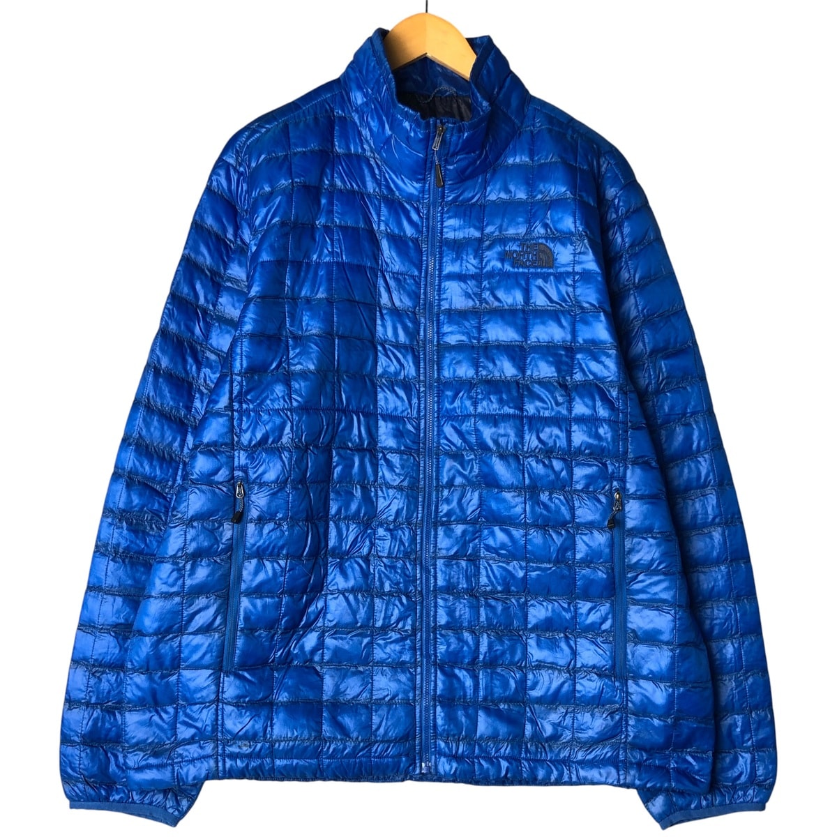 古着 ザノースフェイス THE NORTH FACE THERMOBALL リップストップ 中綿ジャケット パファージャケット メンズXL相当/eaa598939