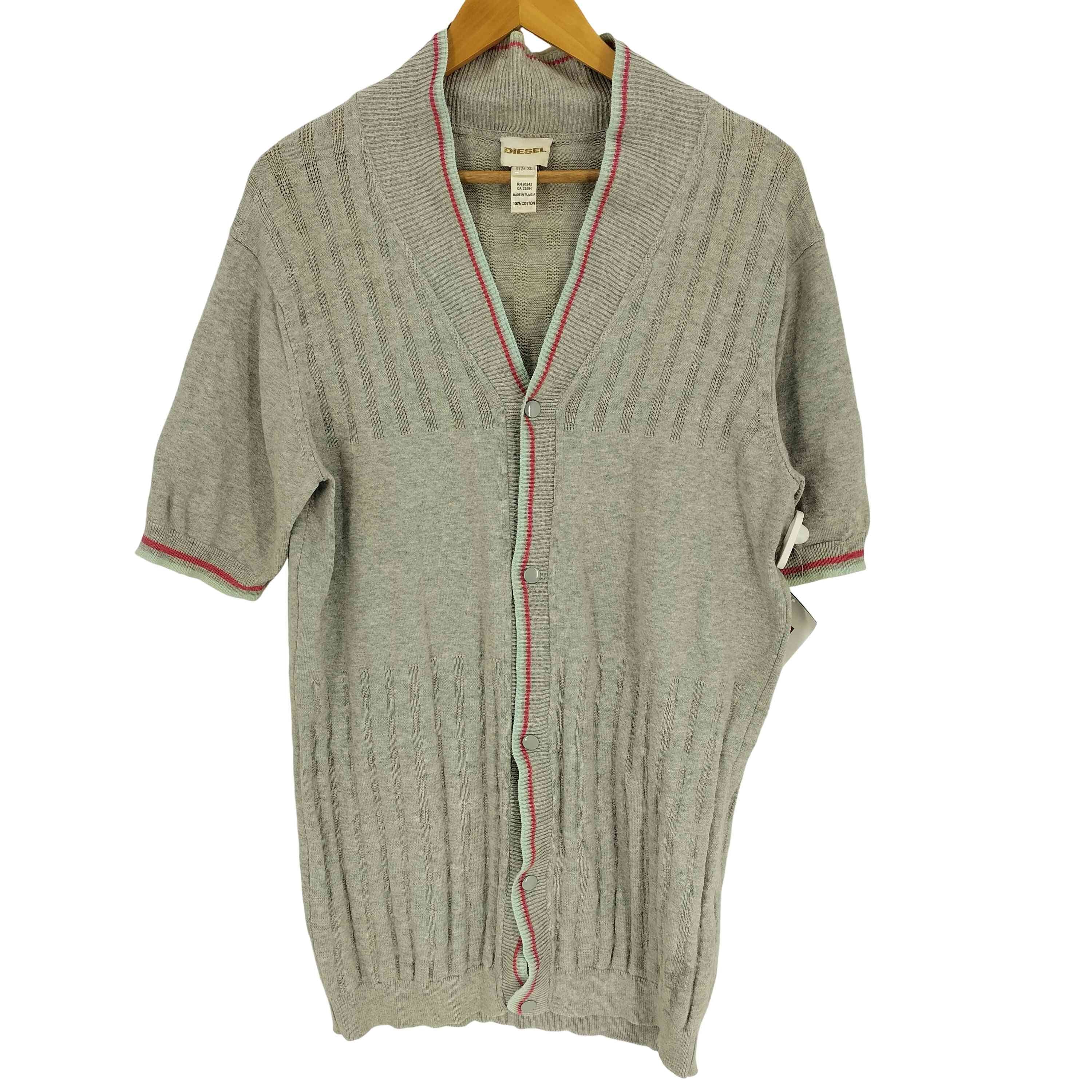 Vネック 五分袖 カーディガン Y2K【1140061971389】