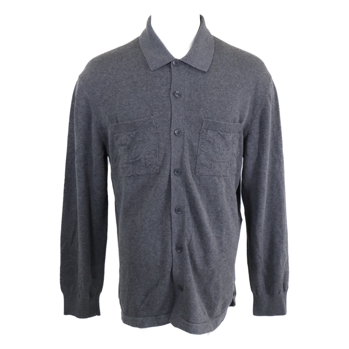 ルイヴィトン 【国内正規/24年製】RM241M Y37 HQN20W シグネチャーロゴ ニットシャツ M