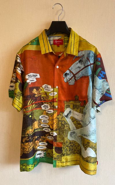 Supreme Ronin Silk S/S Shirt "Gold"
