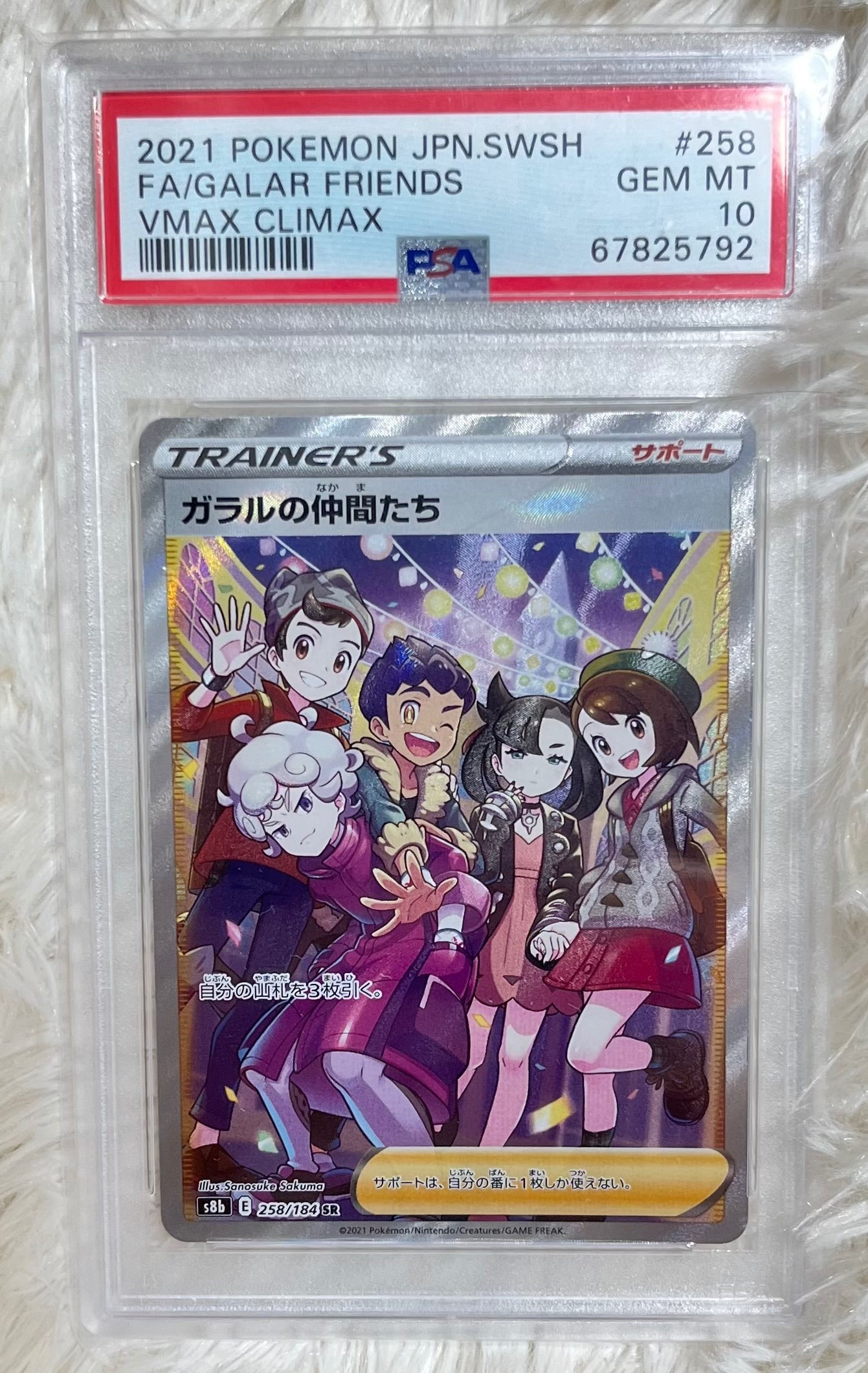 ガラルの仲間たち SR[S8b 258/184](ハイクラスパック「VMAXクライマックス」)