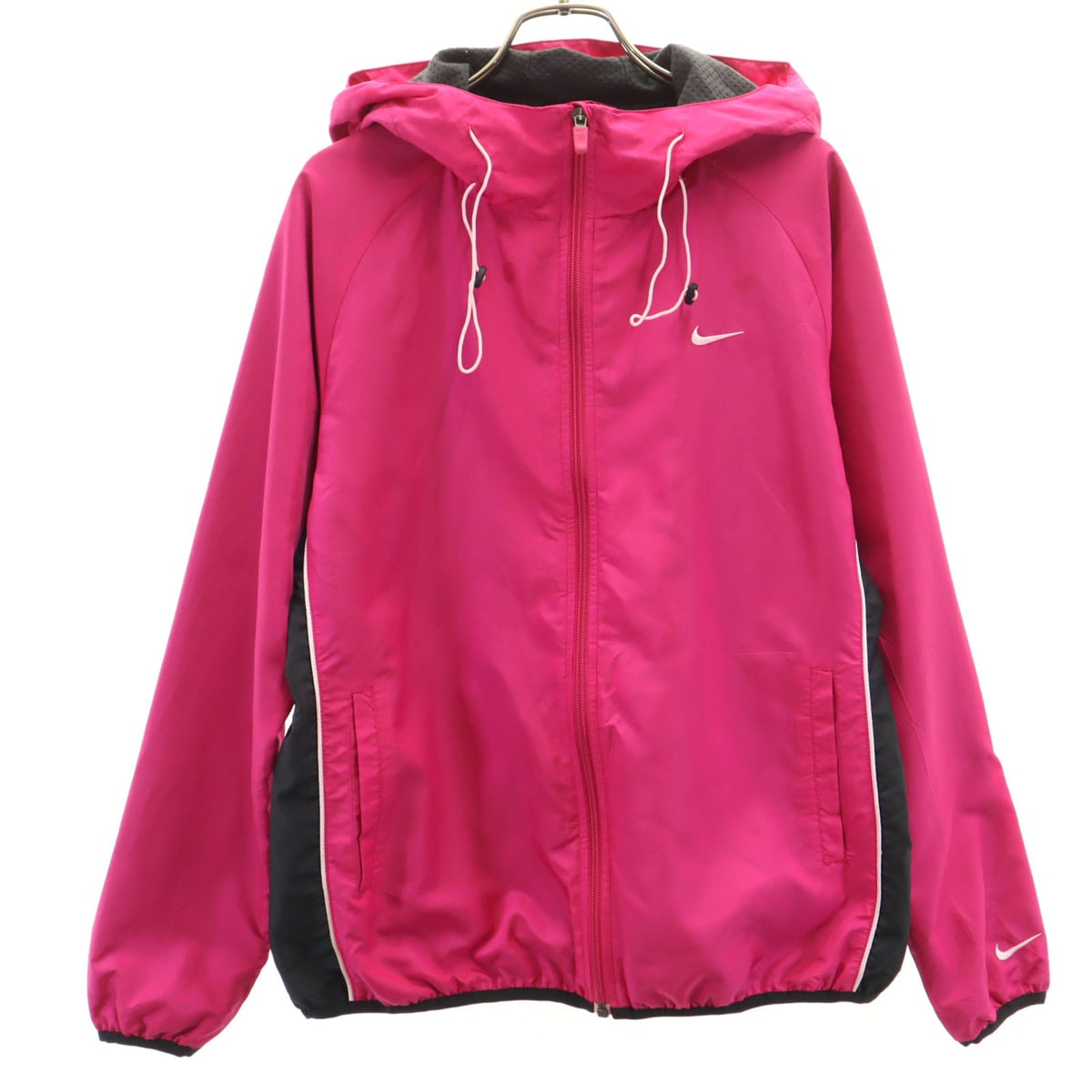 NIKE ナイキ フード付き ジップジャケット XL ピンク系