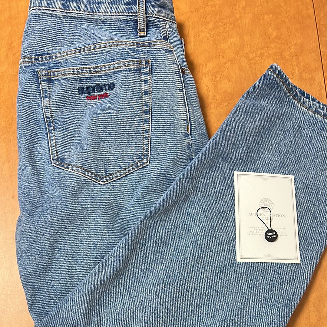 Supreme Baggy Jean "Washed Indigo" (25SS)