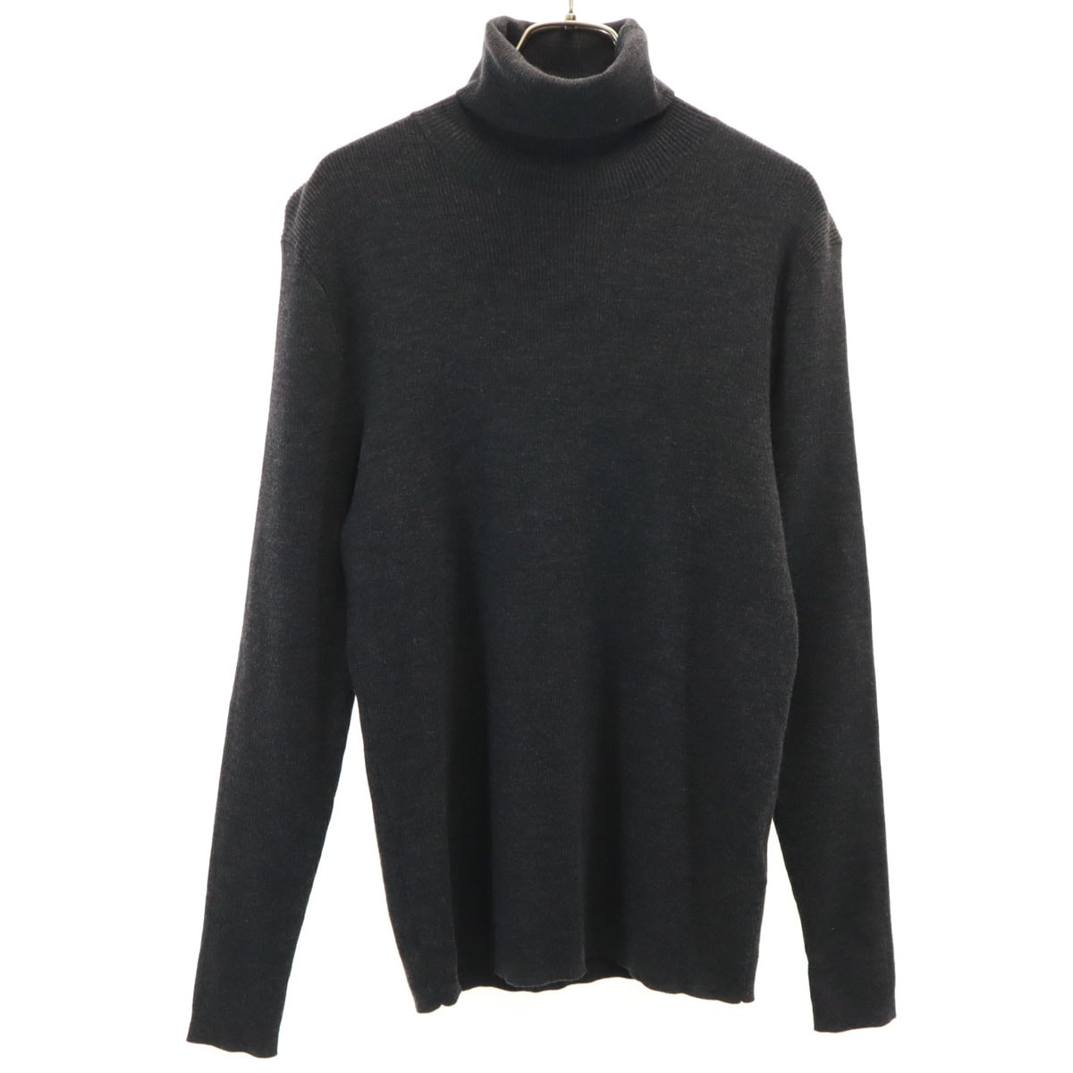 POLO RALPH LAUREN ポロラルフローレン ウールブレンド 長袖 タートルネック セーター S グレー ニット