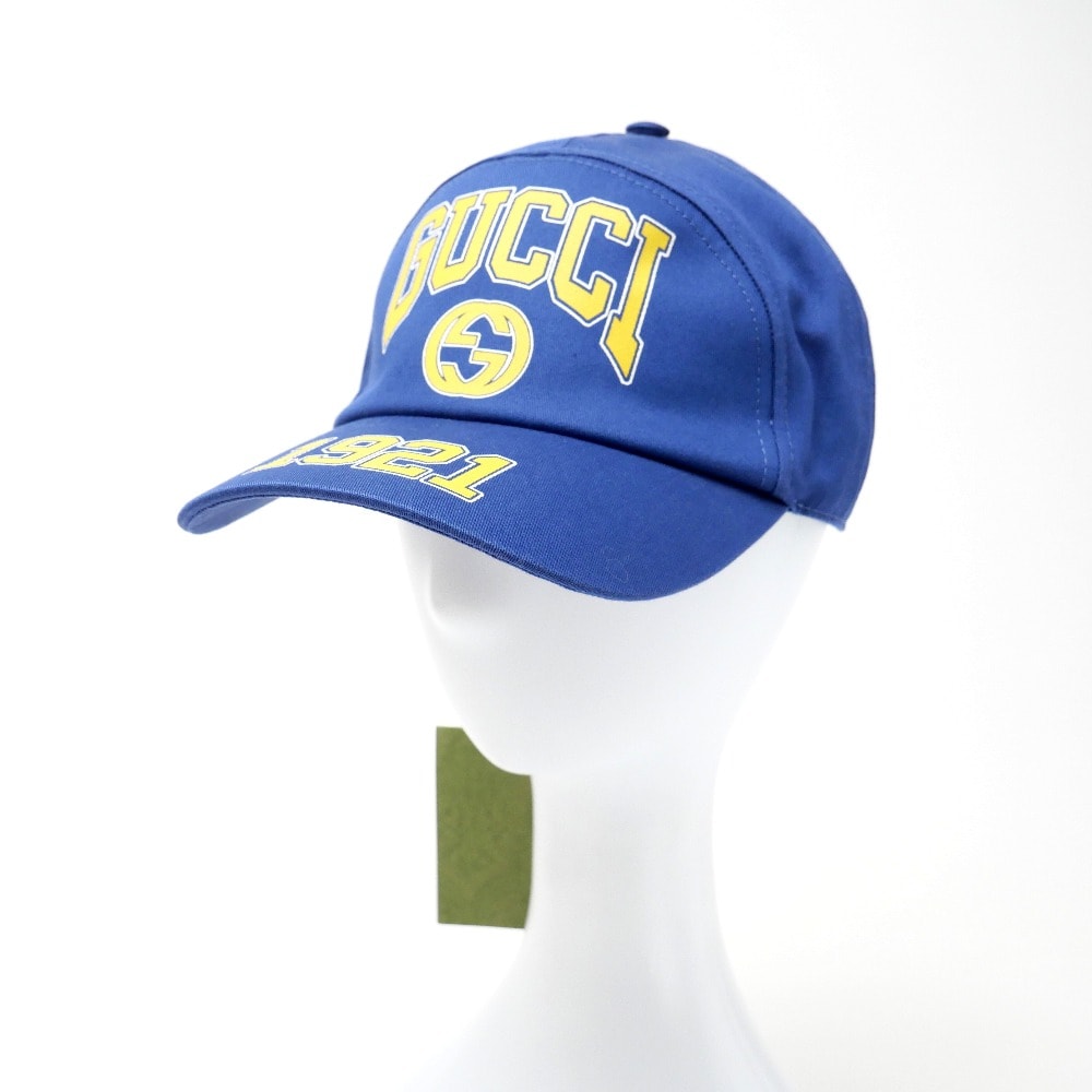 ■未使用品■2024SS■GUCCI グッチ HAT M GREGOIRE キャップ サイズM/58 インターロッキングG ロゴ 1921 帽子【おすすめ】 イタリア製 20250923/RA6151