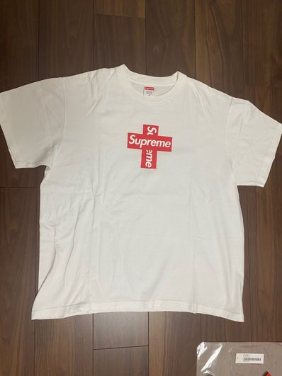 Supreme Cross Box Logo Tee "White"