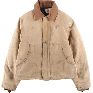 古着 カーハート Carhartt トラディショナルジャケット 中綿入り ダックワークジャケット メンズL相当/eaa458358