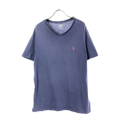 POLO RALPH LAUREN ポロラルフローレン 半袖 Vネック Tシャツ M パープル系