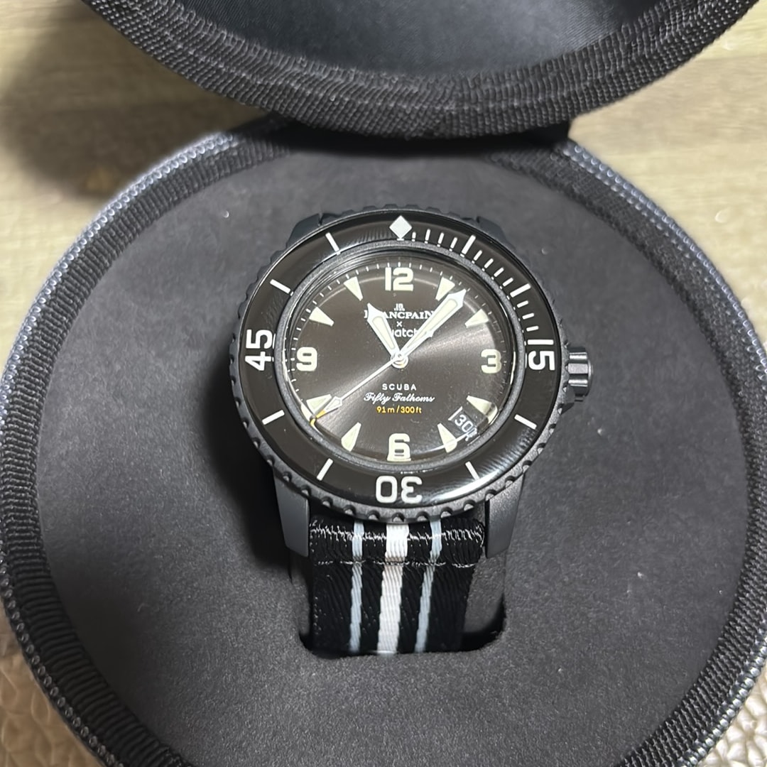 Blancpain x Swatch Bioceramic Scuba Fifty Fathoms Collection "Ocean of Storms"