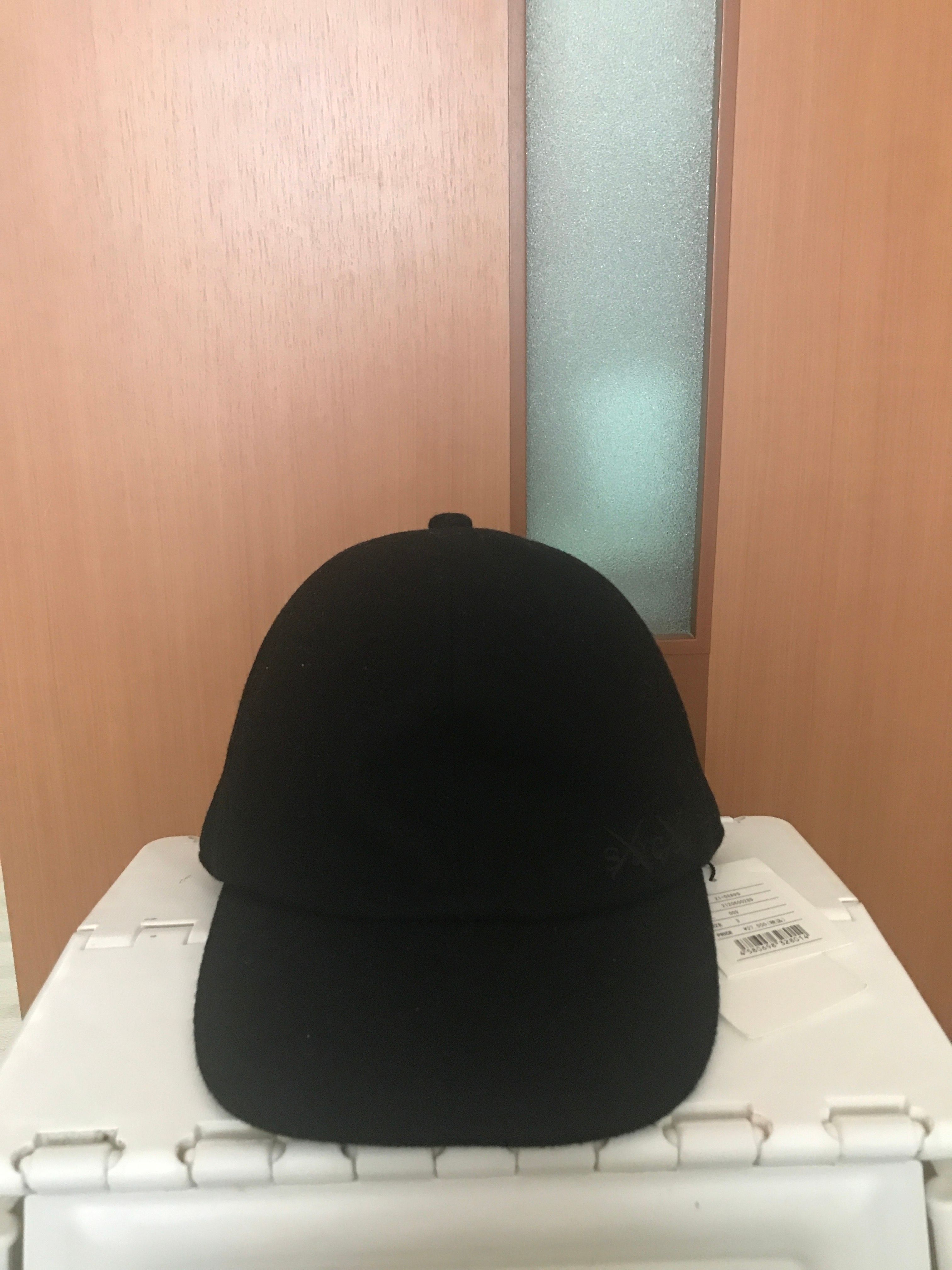 sacai KAWS Melton Cap "Black"