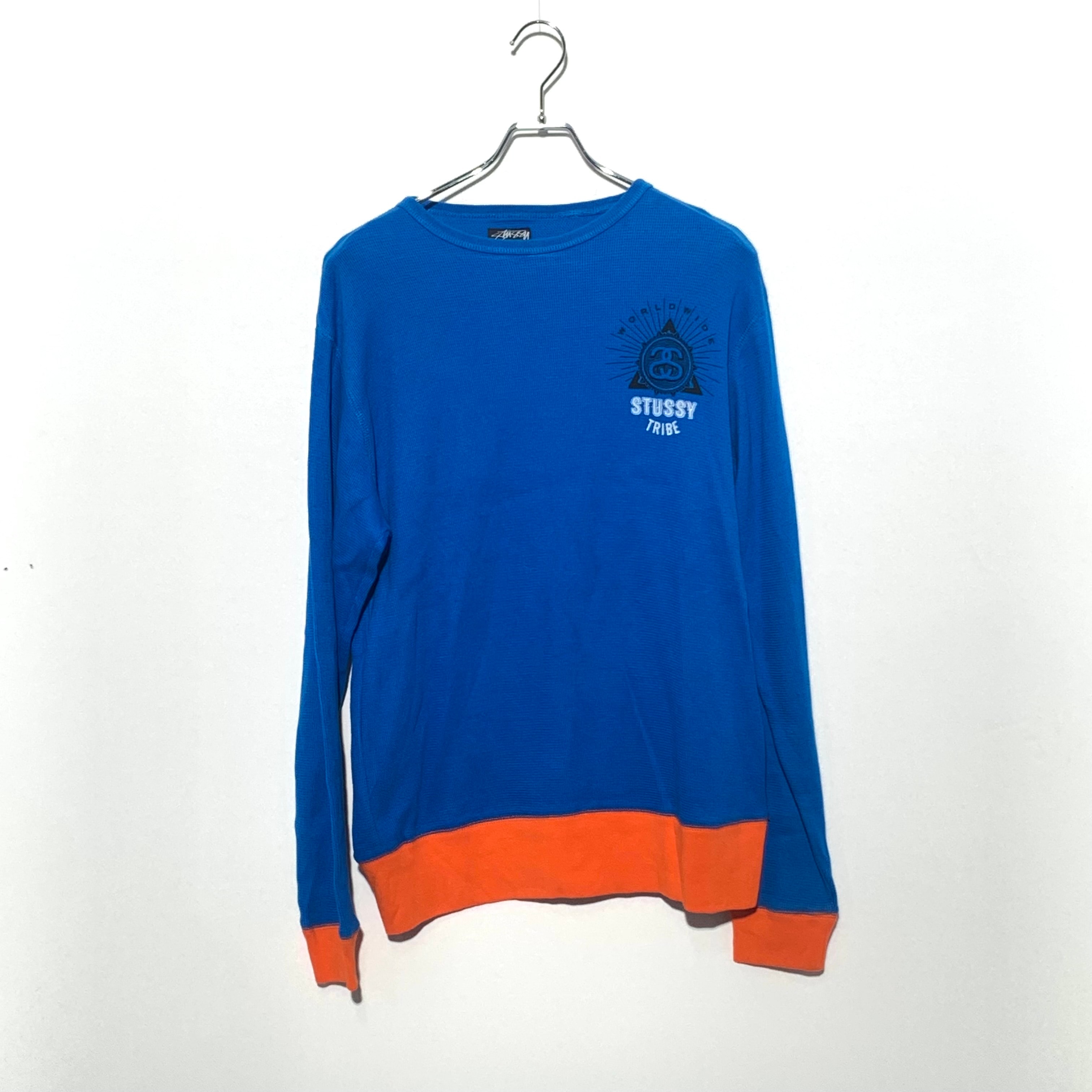 Stussy thermal LS Tee Blue