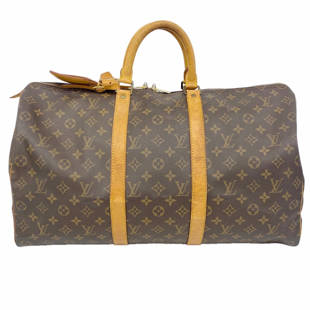 【6db1023】ルイヴィトン ボストンバッグ モノグラム キーポル50 M41426 ブラウン【中古】メンズ レディース ユニセックス