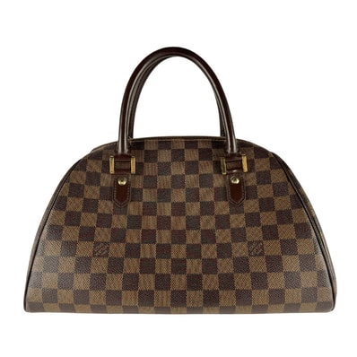 ルイ ヴィトン LOUIS VUITTON ハンドバッグ ダミエ リベラMM ダミエキャンバス エベヌ レディース N41434【中古】 z9943