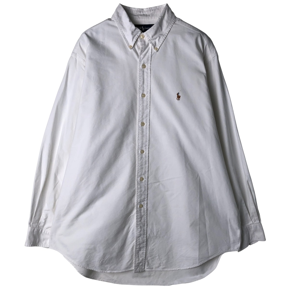 古着 ラルフローレン Ralph Lauren YARMOUTH 長袖 ボタンダウンシャツ メンズL相当/eaa611376