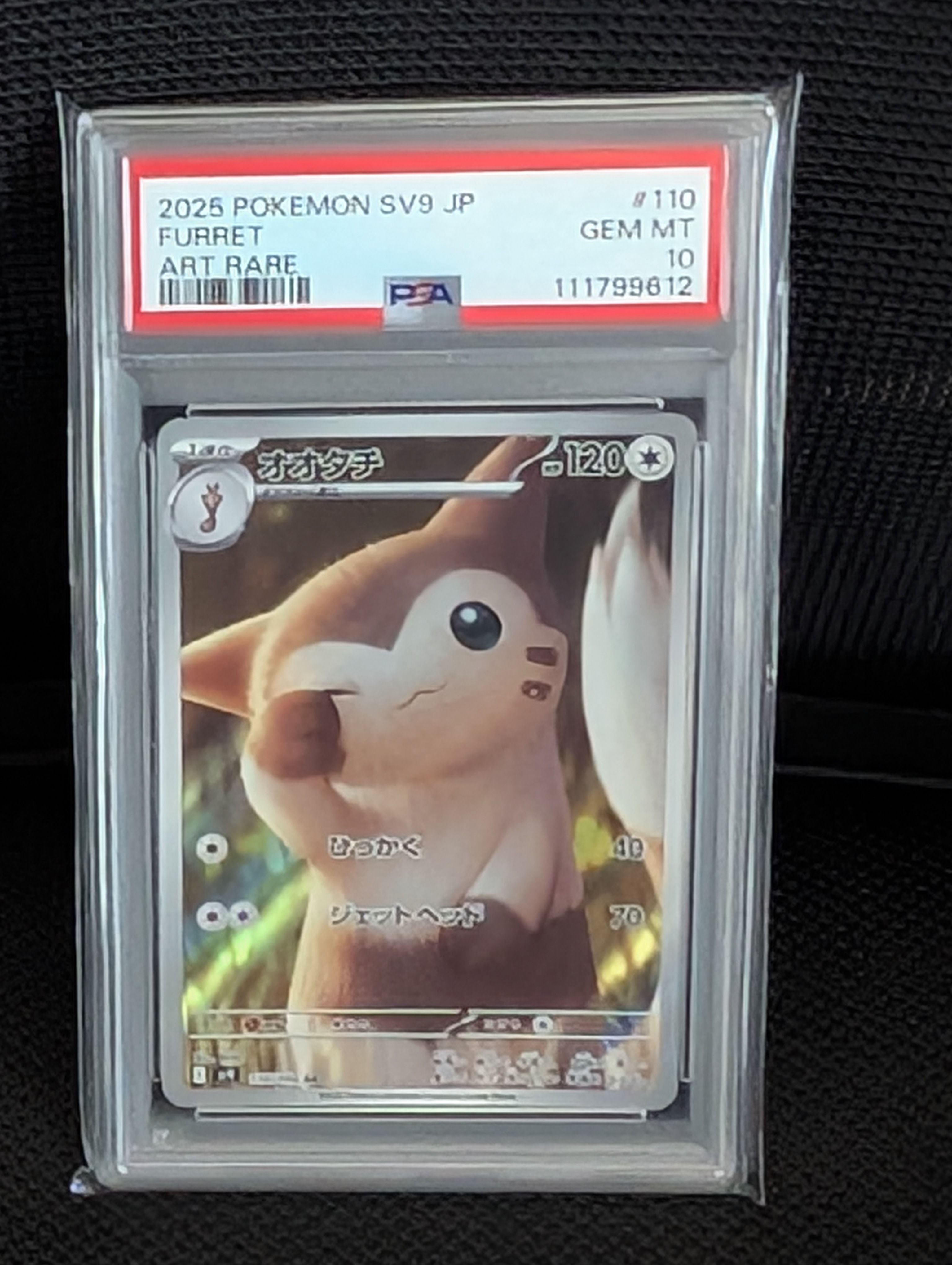 furret pokemon card full art TAG 10 GEM MINT JAPANESE POKEMON 2025 FURRET 110/100 Battle Partners S –  PKMhobby