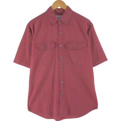 古着 カーハート Carhartt ボタンダウン 半袖 ワークシャツ メンズM相当/eaa565327