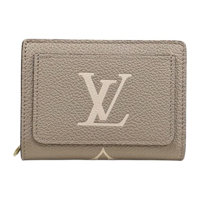 ルイヴィトン ポルトフォイユ クレア バイカラーモノグラムアンプラント 二つ折り財布 M82370 ユニセックス LOUIS VUITTON 中古