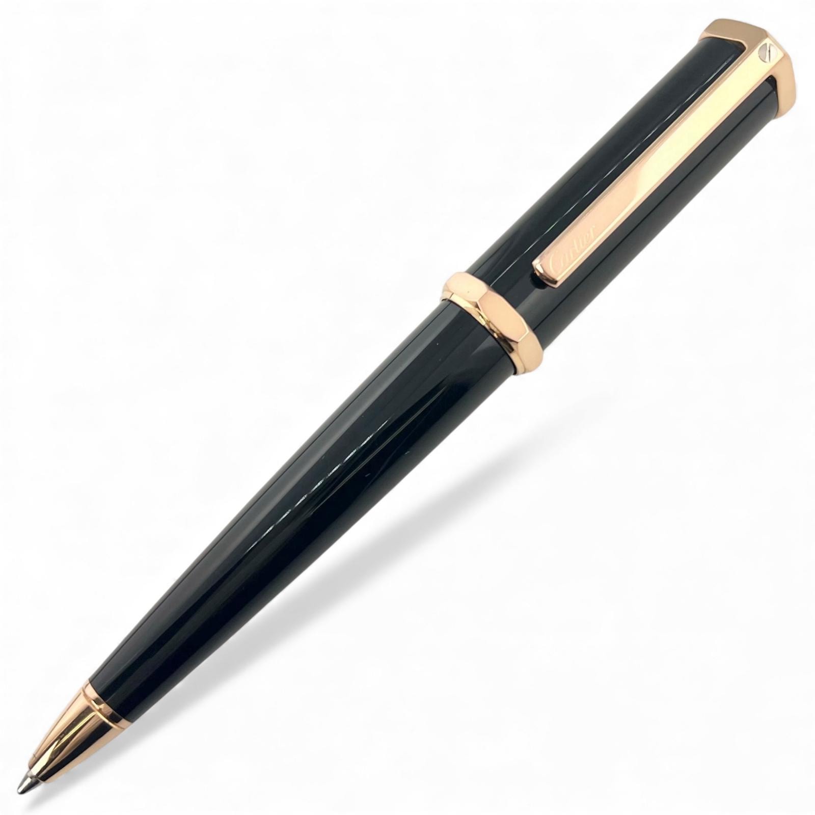 良品 カルティエ ボールペン サントス ピンクゴールド OP000157