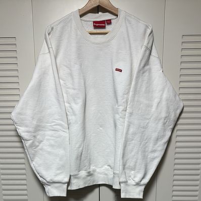 Supreme Small Box Crewneck "White" (23SS)