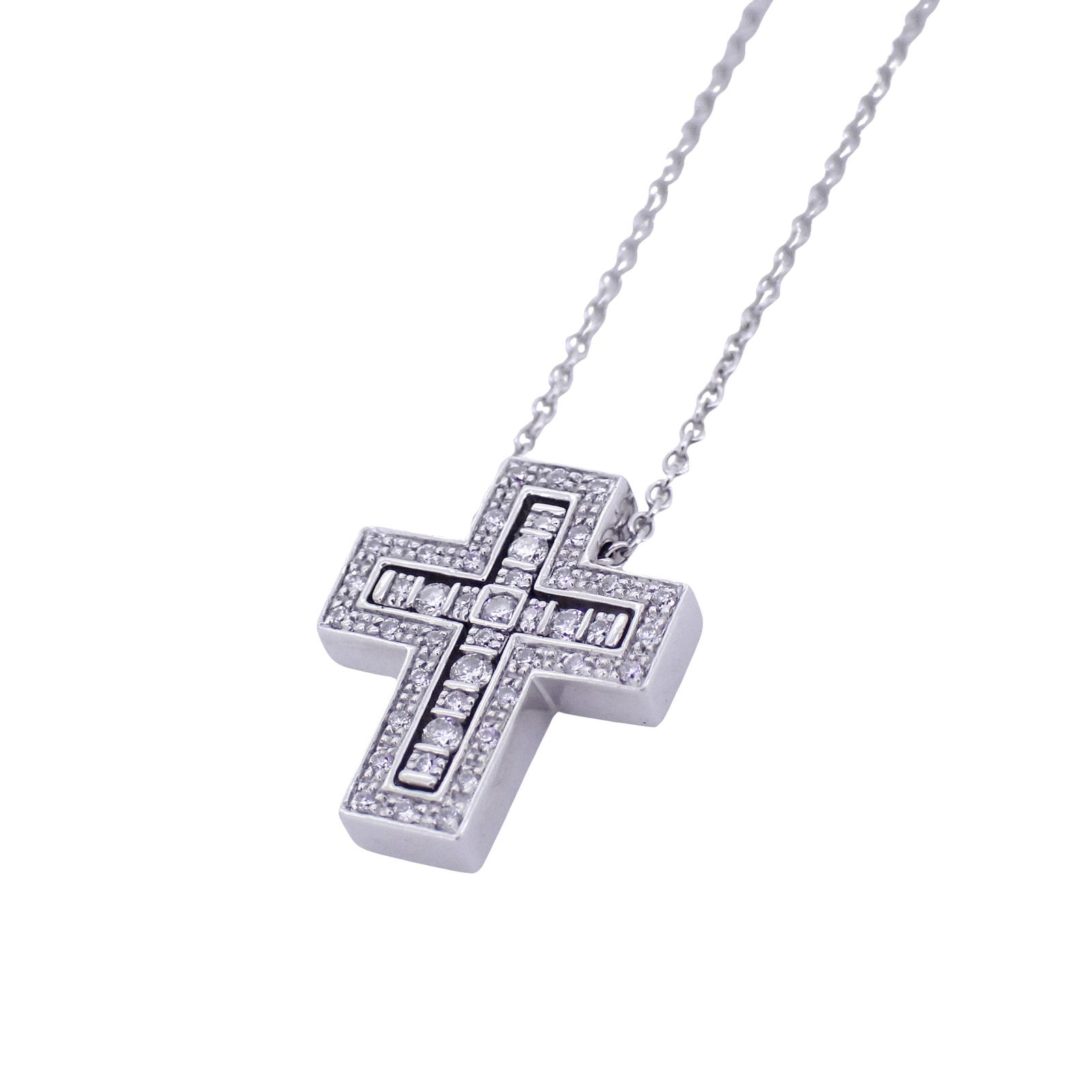 DAMIANI ダミアーニ ベル エポック XXS K18WG ダイヤ 20083507 シルバー レディース ネックレス