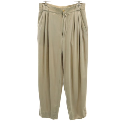 Gianni Versace ジャンニヴェルサーチ イタリア製 スラックスパンツ 50 アッシュ