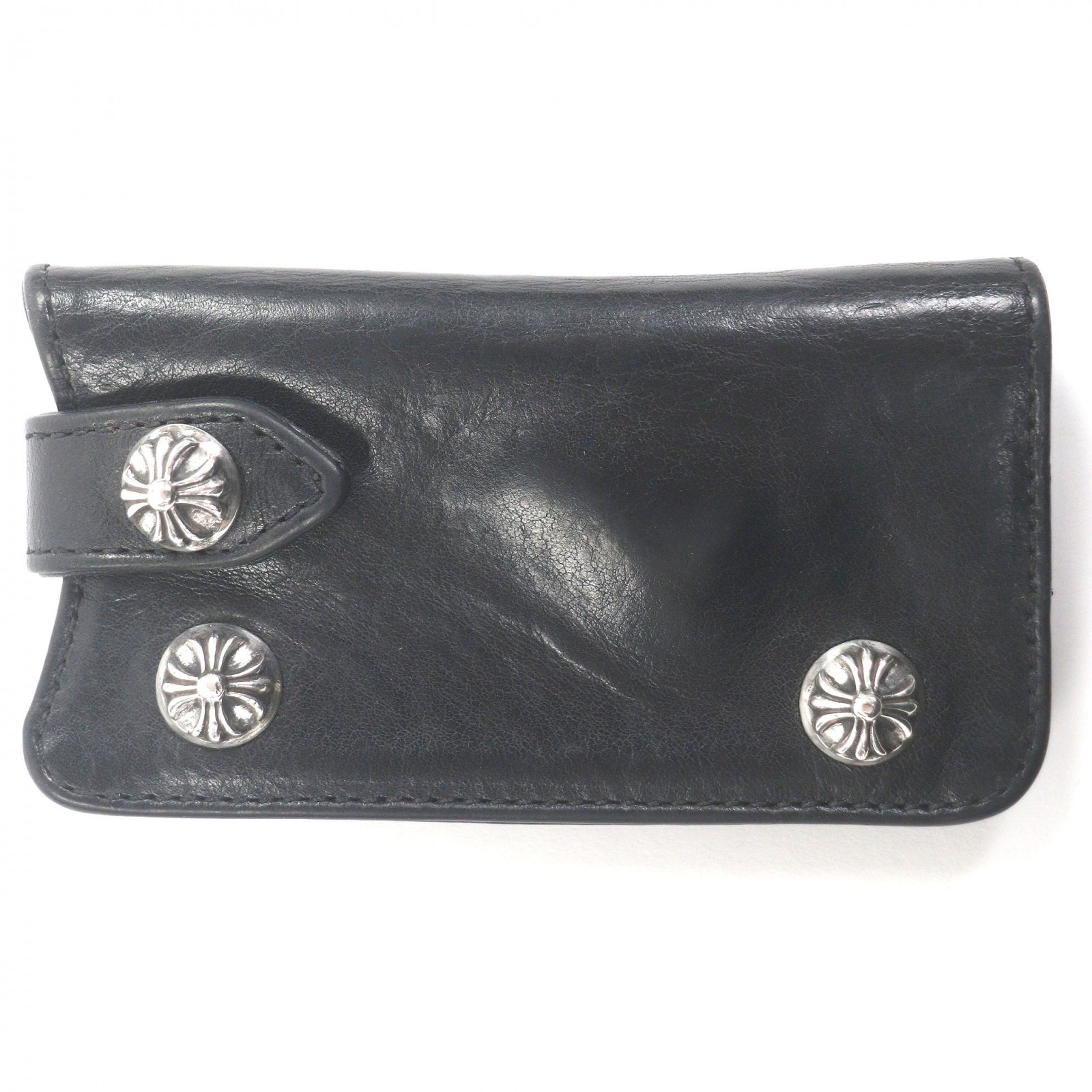 良品 クロムハーツ キーケース ブラック メンズ