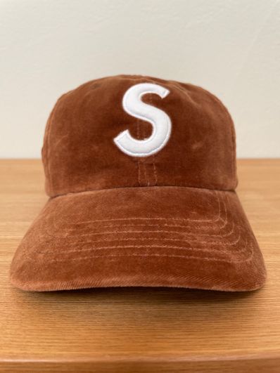 Supreme Velvet S Logo 6-Panel "Brown"