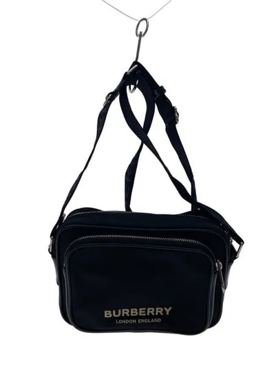 Burberry Logo Print Nylon Cross Body Bag "Black"