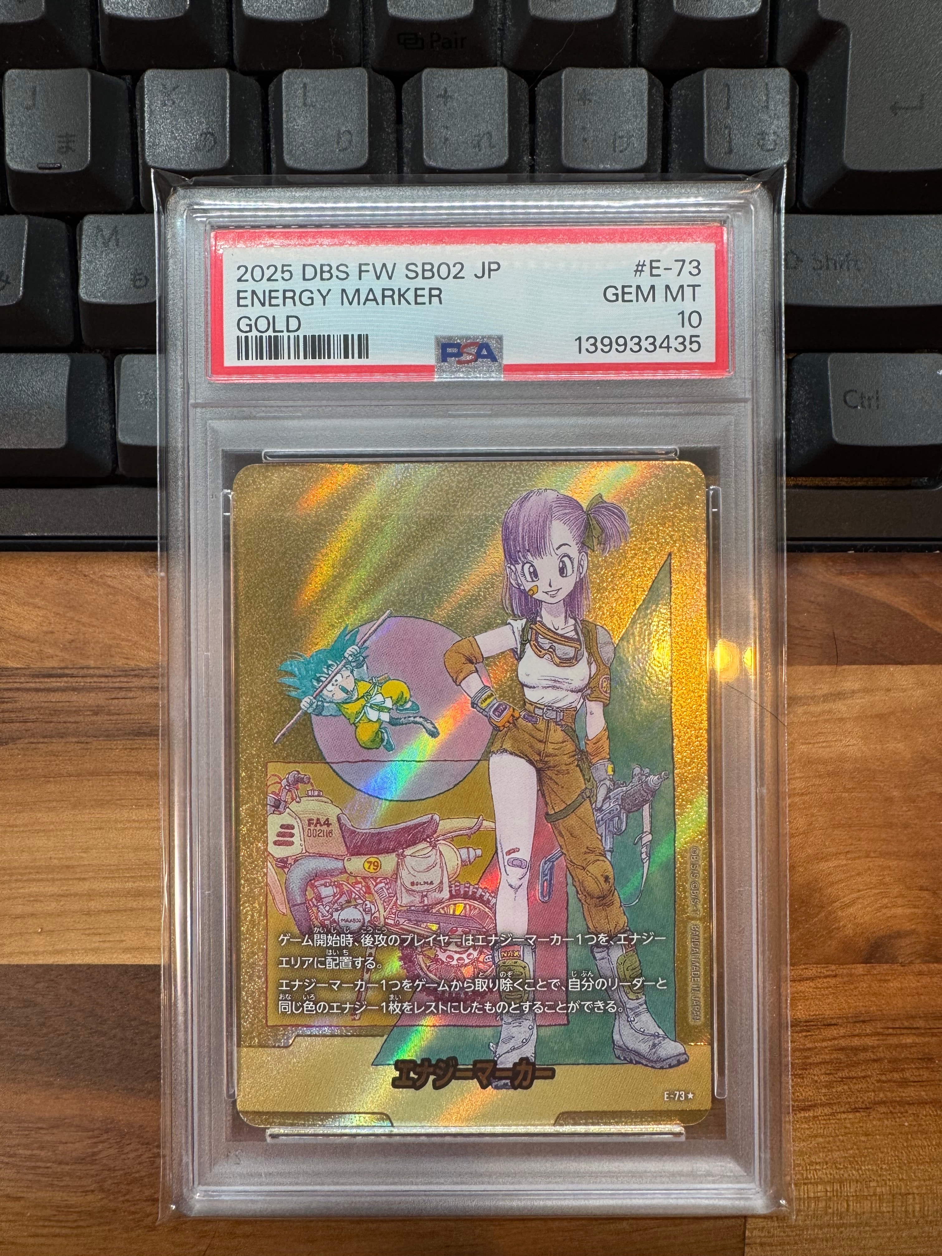 PSA10】エナジーマーカー ☆ [E-73](フュージョンワールド「MANGA