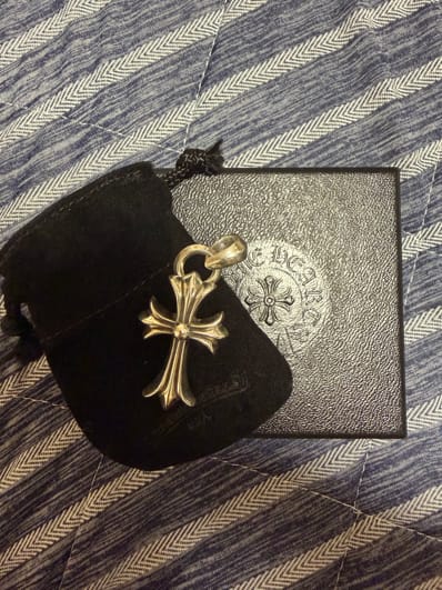 Chrome Hearts CH Cross Small W Bale "Silver"