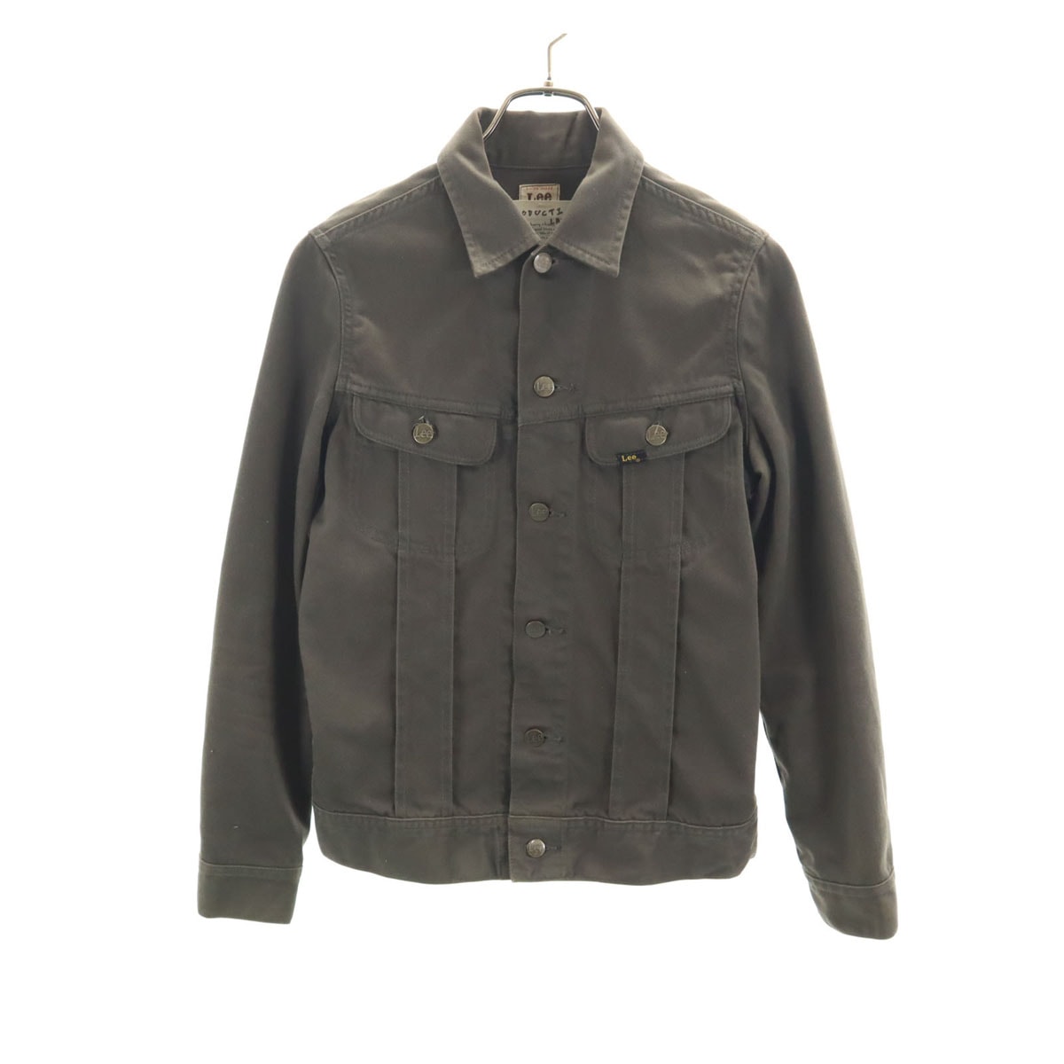 Lee リー リプロダクションレーベル トラッカー ジャケット S カーキブラウン