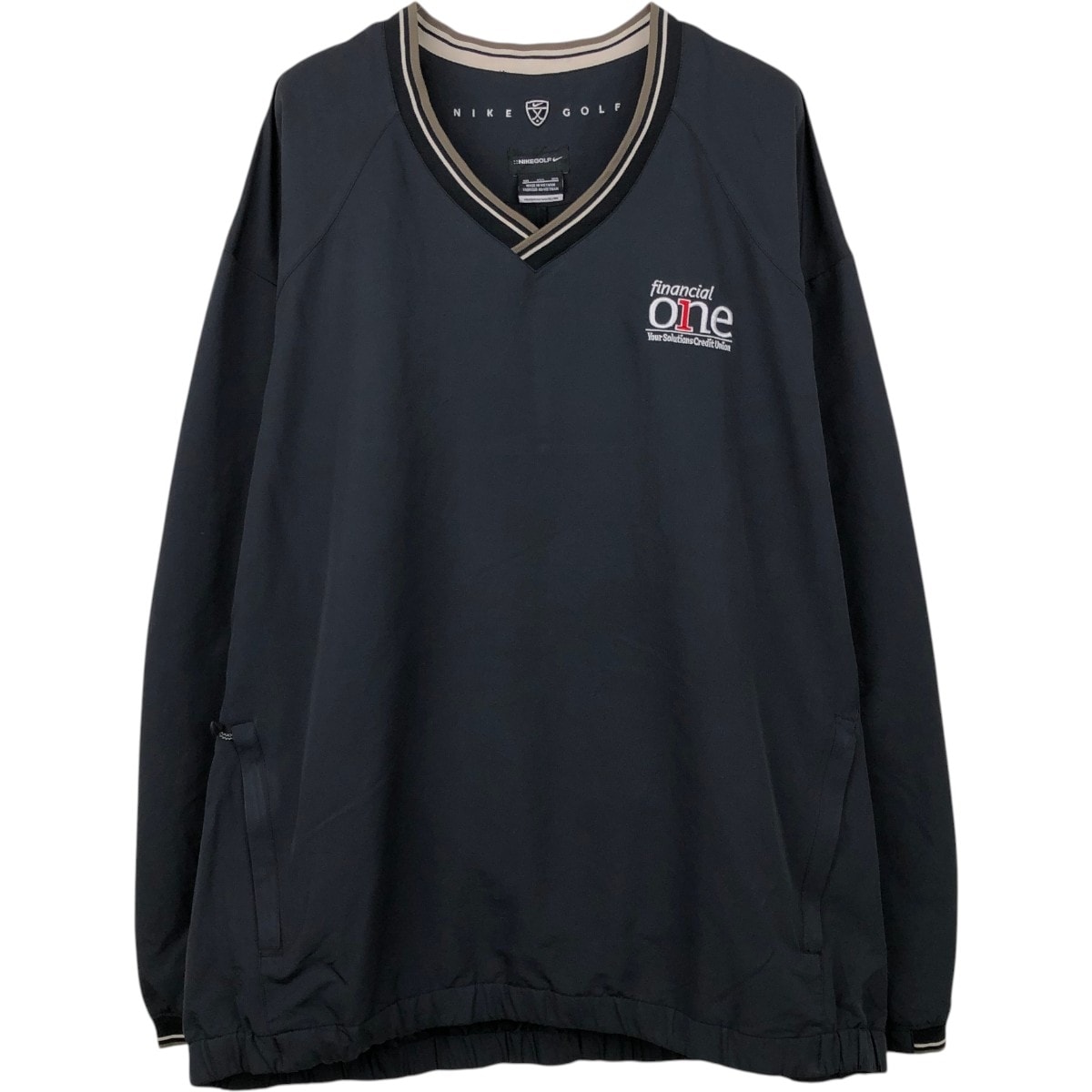 古着 ビッグサイズ ナイキ NIKE GOLF ゴルフ Vネック ウォームアッププルオーバー メンズXXXL相当/eaa665538