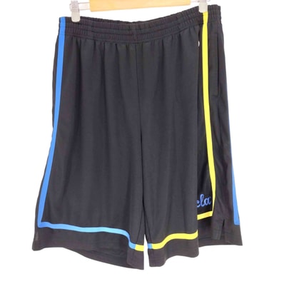 カレッジロゴ 目有り サイドライン バスケット パンツ【1139606606008】